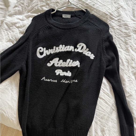 Dior Black Crew Neck Sweater